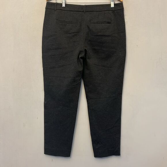 WHBM gray stretch slim ankle pants Size 12 New - Picture 4 of 10